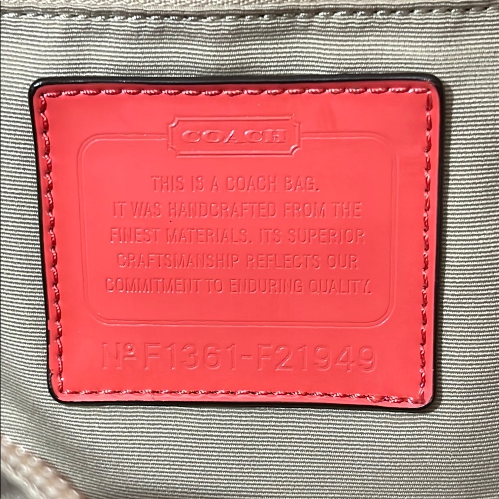 Coach Signature Stripe Carryall - Picture 16 of 16